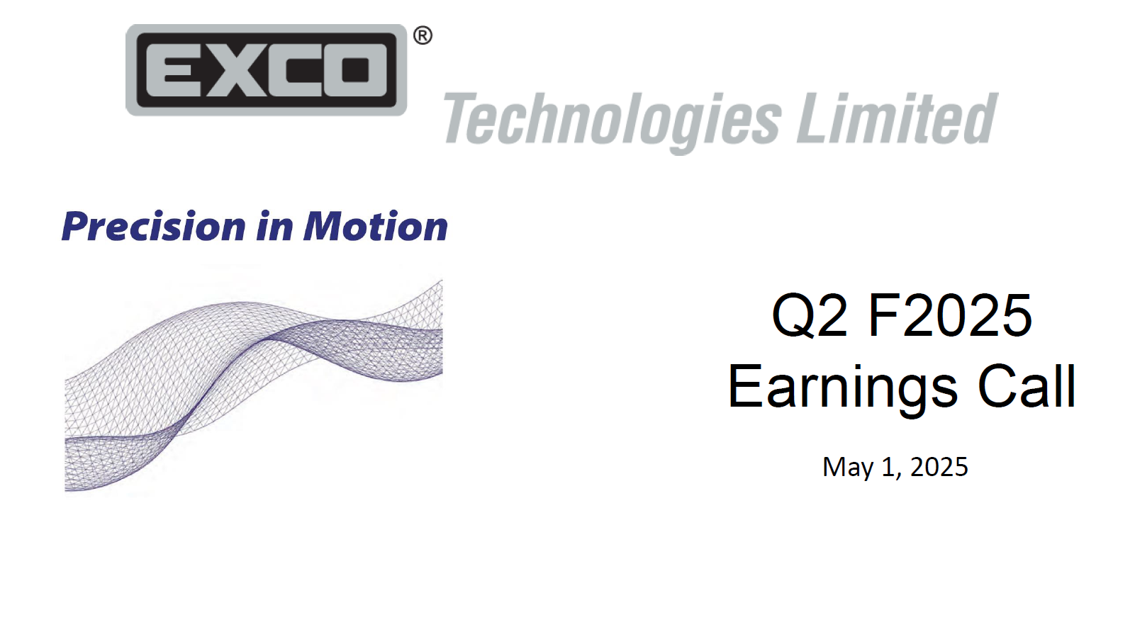 Earnings call cover