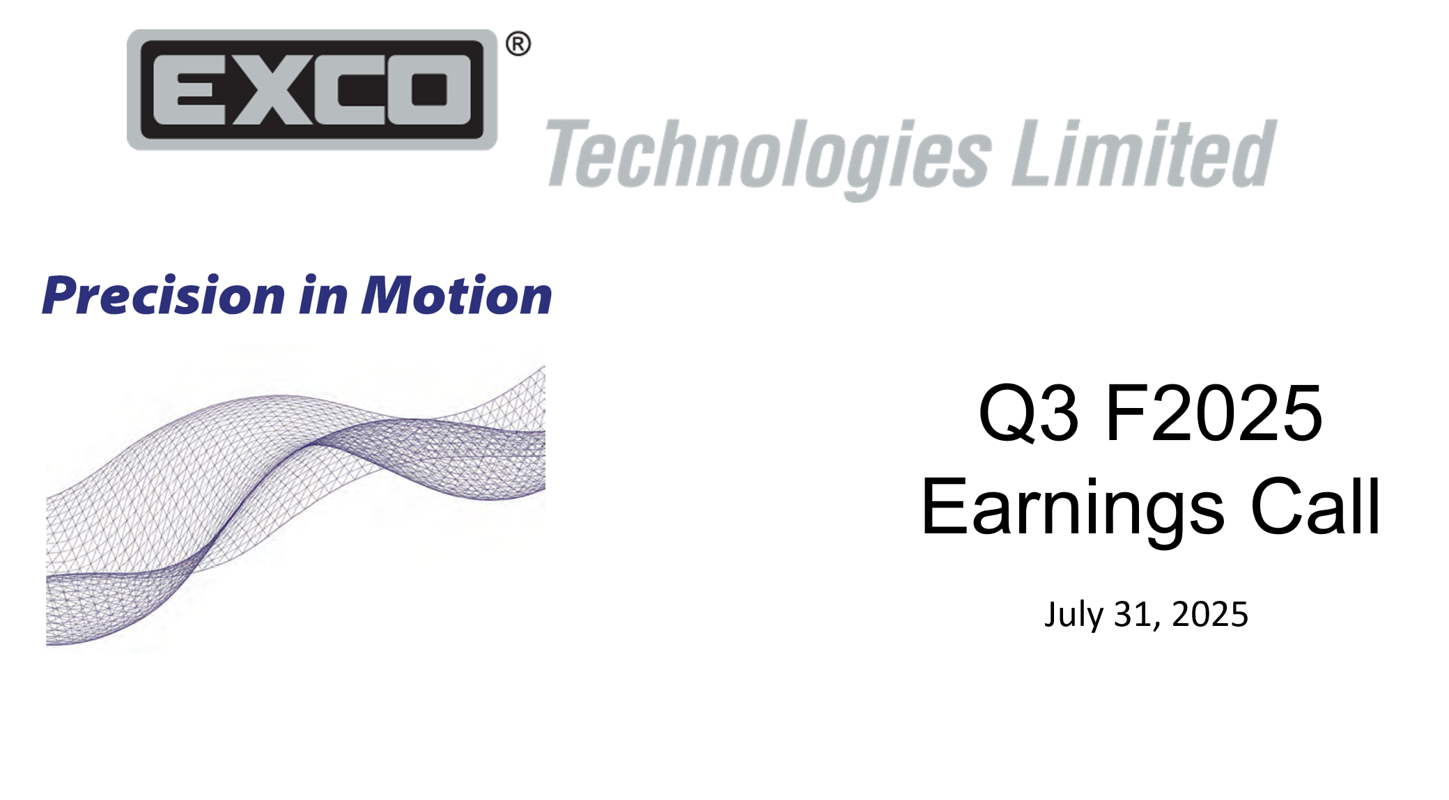 Q3 2025 Earnings Call